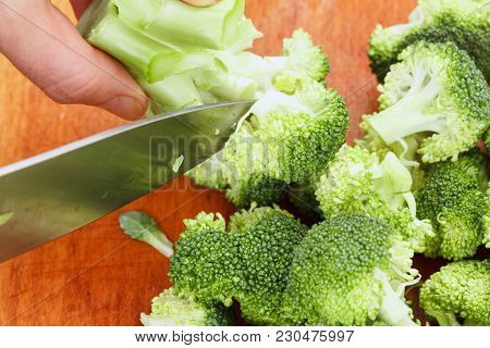 Cooking Vegetables Carrot Cauliflower Pepper Brocoli Cutting.