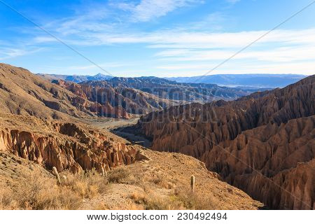 Bolivian Canyon Near Tupiza,bolivia.quebrada De Palala.rock Formations