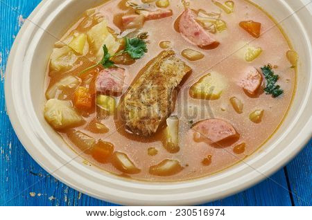 Zelnacka - Bohemian Cabbage Soup , Close Up