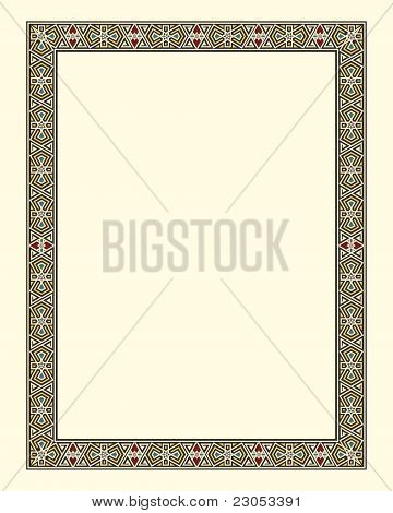 Arabesque határ test