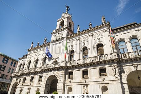 Northern Italy, Padua University. Popular Touristic European Destination In Padua