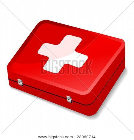 Icono de vector de botiquín