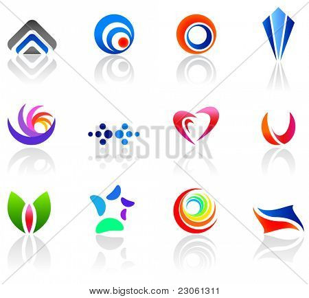 Conjunto de iconos diferentes para su diseño (parte 5). Visite mi Galería para ver similares.