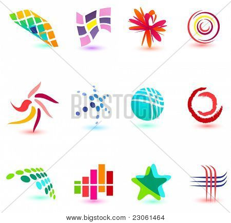Conjunto de iconos diferentes para su diseño (parte 19). Visite mi Galería para ver similares.