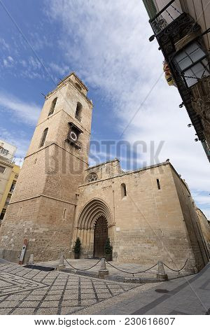 The Holy Church Cathedral Of Salvador And Santa María De Orihuela, Or Simply Orihuela Cathedral, In 