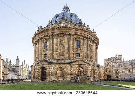 Radcliffe Camera Is A Building Of Oxford University, England, Designed By James Gibbs In Neo-classic