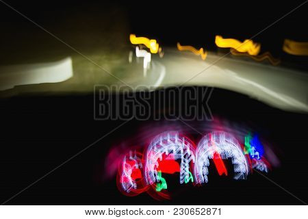Driving Dagerously Under The Influence At Night
