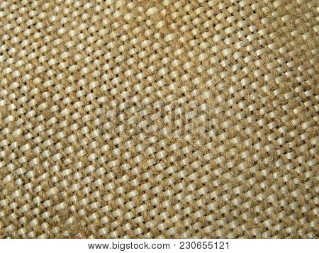 Burlap Texture Background. Sackcloth Texture Backdrop Closeup