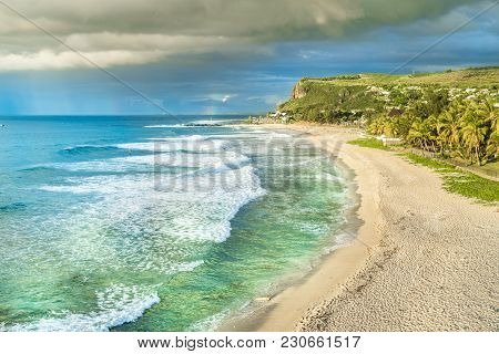 Boucan Canot Beach At Reunion Island, Africa