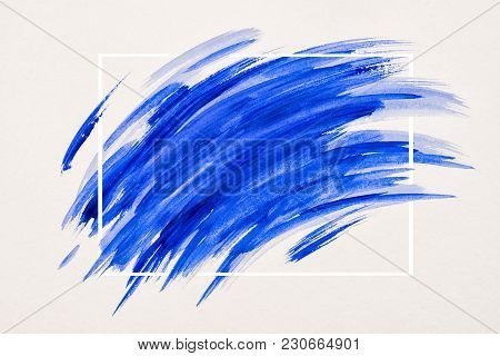 Art Logo Brush Painted Watercolor On Paper Abstract Background Design Illustration Acrylic Stroke Ov