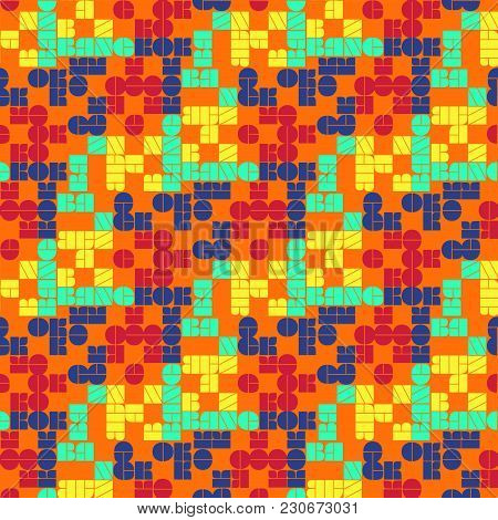 Bangkok Seamless Pattern. Autentic Artistic Design For Background.