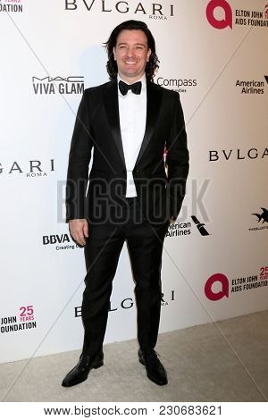 LOS ANGELES - MAR 4:  JC Chasez at the 2018 Elton John AIDS Foundation Oscar Viewing Party at the West Hollywood Park on March 4, 2018 in West Hollywood, CA