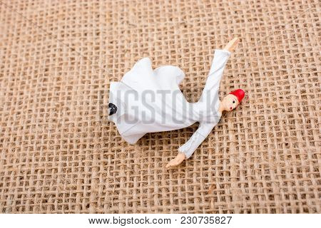 Sufi Dervish Figurine Model In Small Size In View