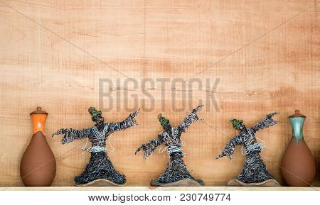 Sufi Dervish Figurine Model In Small Size