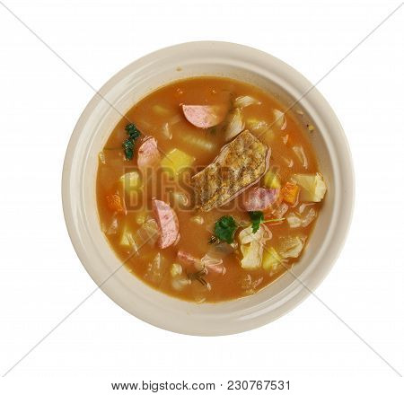 Zelnacka - Bohemian Cabbage Soup , Close Up