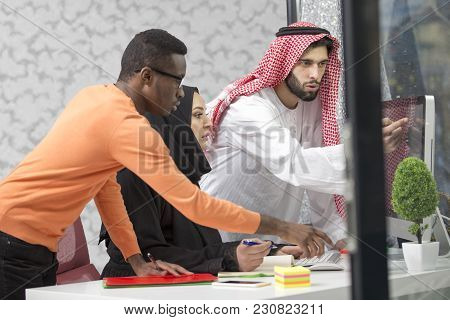 Startup Business People Group Working Everyday Job At Modern Office. Tech Office, Tech Company, Tech