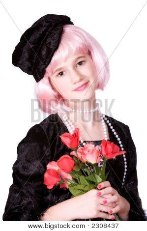 Diva com rosas