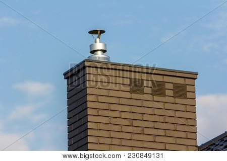 Modern design clean enegry steel gas and ventilation chimney