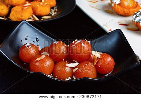 Bowl Filled With Fresh Gulab Jamun Pune, India