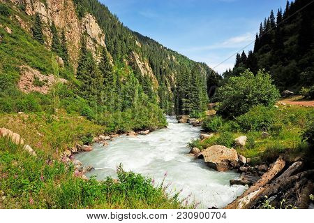 Views Of Grigorievsky Gorge.
Grigorievskoe Gorge Is Considered One Of The Most Famous Sights Of Lake