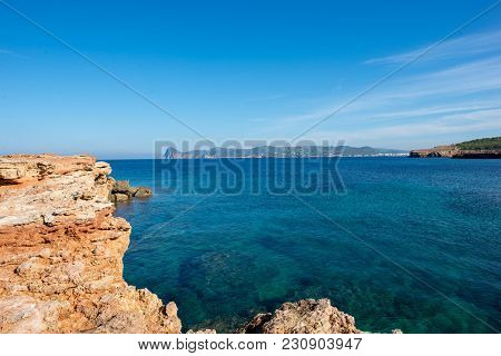 Bassa Beach On The Island Of Ibiza, Balearic Islands