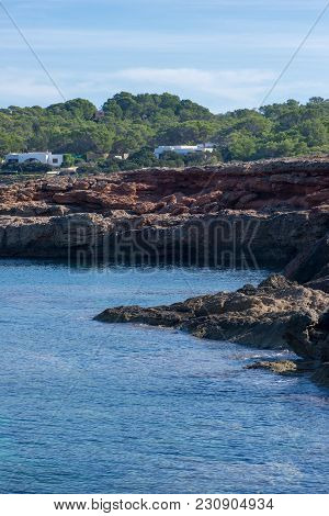 Bassa Beach On The Island Of Ibiza, Balearic Islands