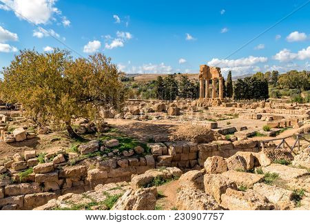 Archaeological Park of the Valley of the Temples in Agrigento, Sicily, Italy