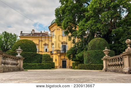 Buchlovice, Czech Republic, July 15, 2015: Buchlovice Castle