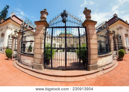 Buchlovice, Czech Republic, July 15, 2015: Buchlovice Castle