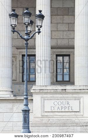 Court Of Appeal Called Cour Appel In French, France