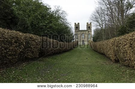 Esher, Surrey, Uk - March 11: Picture Of Belvedere Tower On March 11, 2018 In Esher, Surrey, United 
