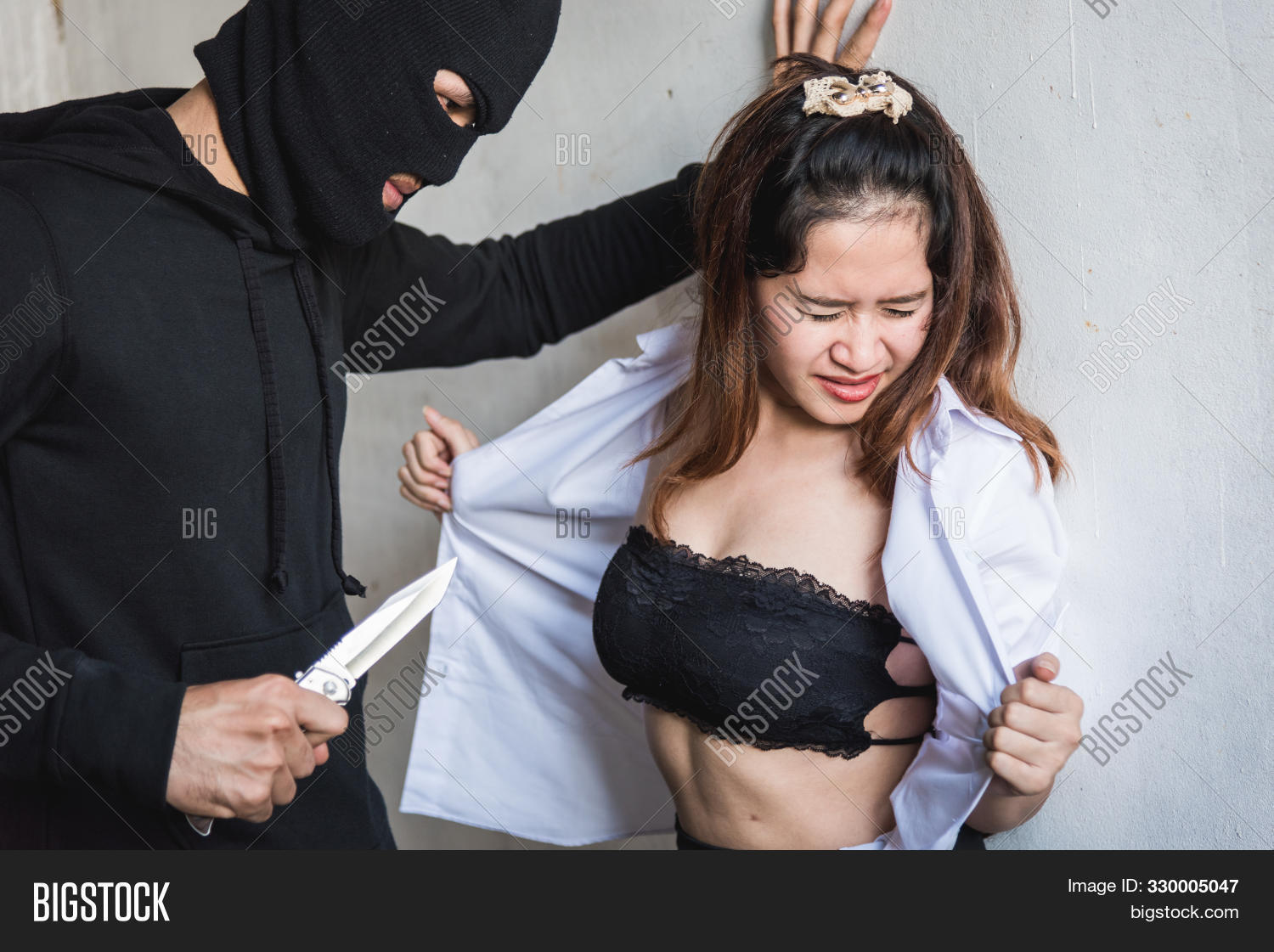 wife force thief fuck