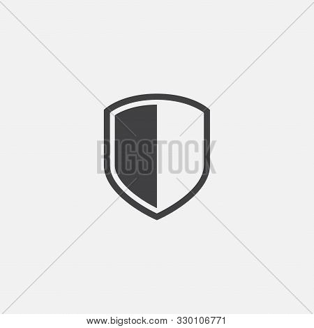 Shield, Guard Icon Vector, Shield Linear Logo Illustration, Shield Line Icon In Trendy Style, Shield