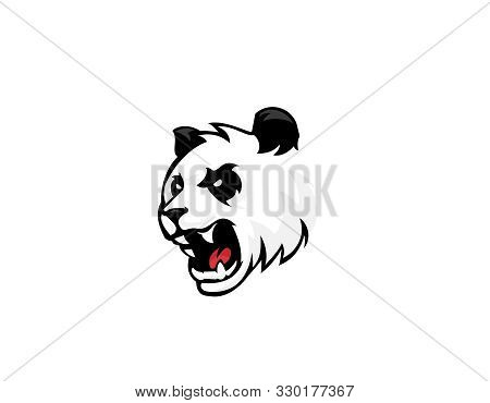 Panda Furious Logo Vector Photo Free Trial Bigstock