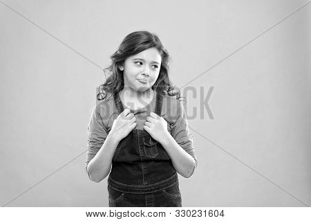 Funny Grimaces. Playful Teen Model. Acting Skills Concept. Acting School For Children. Girl Artistic