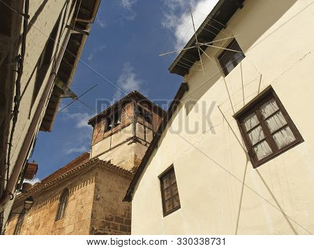 Facades Of Three Houses In Covarrubias