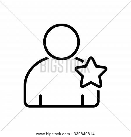 Black Line Icon For Most Popular Famous
