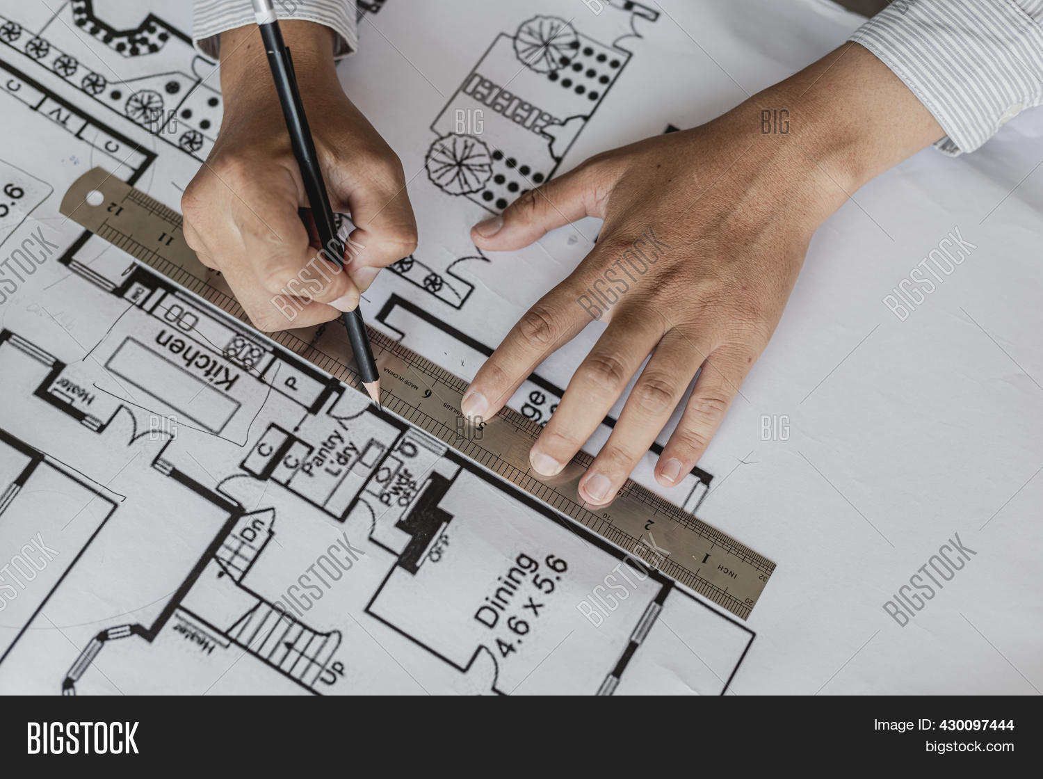 Architect Uses Ruler Image & Photo (Free Trial) Bigstock