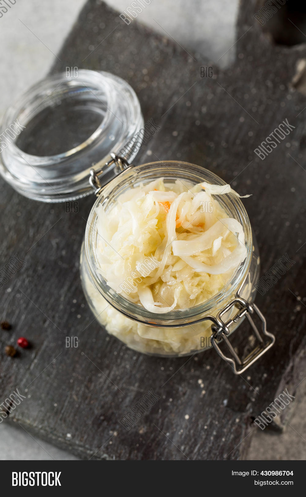 Sauerkraut Glass Jar Image & Photo (Free Trial) Bigstock