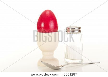 Æg med Salt Shaker