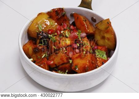 Fruit Chat, Indian Clay Oven Roasted Spice And Yoghurt Marinated Fruits