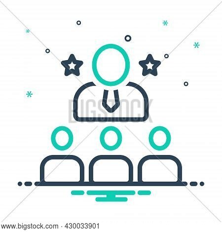 Mix Icon For Leader Skipper Hegemony Pilotage Supremacy Manager Administration Authority
