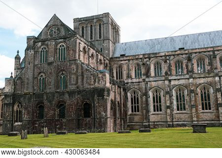 Winchester, United Kingdom, 10th August 2021:- A View Of Winchester Cathedral