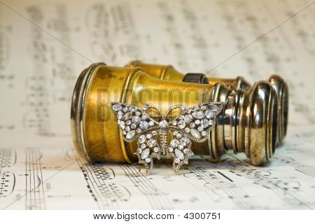 Antikke teater kikkert Over klassiske noder