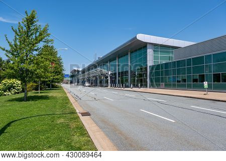 Goffs, Nova Scotia, Canada - 13 August 2021: Halifax Stanfield International Airport Building