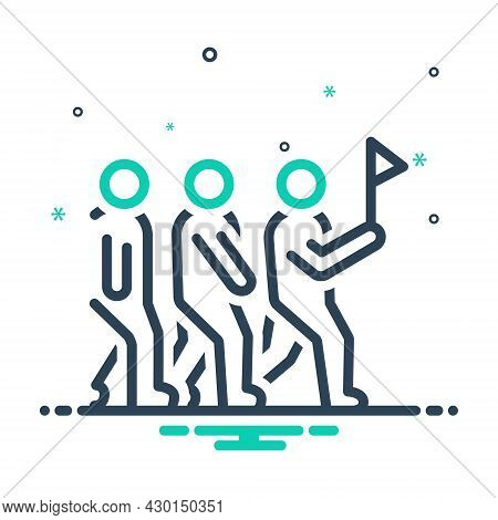 Mix Icon For Leadership Sloganeering Catchphrase Group Shibboleth Lead Hegemony Pilotage Guidance Au