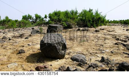 Ruin Of Old Historic Archaeological Excavations At Adulis, Eritrea