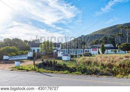 Kleinmond, South Africa - April 12, 2021: Entrance To Route 44 Diner At Lamloch Estate Near Kleinmon