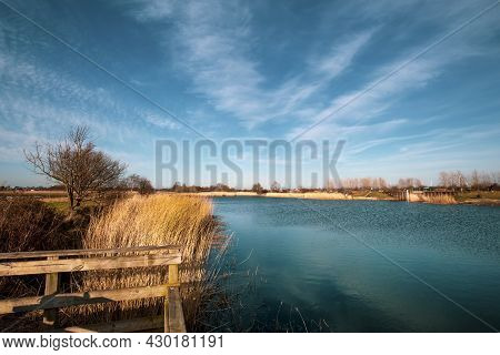 Natural Park Area Of Ishoj Denmark On A Sunney Day