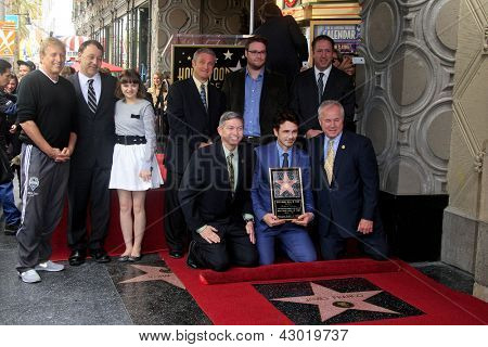 LOS ANGELES - MAR 7: James Franco in einer Zeremonie als James Franco ist mit einem Stern auf dem Hollyw geehrt